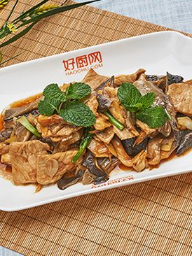 Fried Mushrooms with Pork