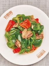 Fried Pork with Green Pepper