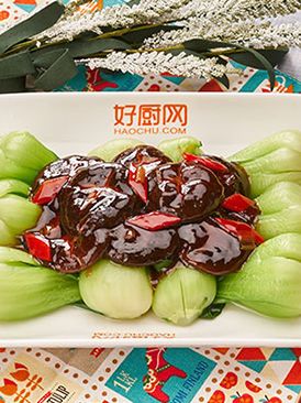 Stir-fried Chinese cabbage with mushrooms