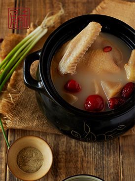 Sour radish duck soup