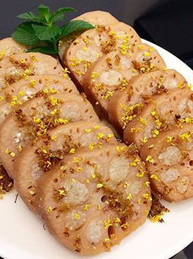 Lotus Root with Osmanthus Sugar